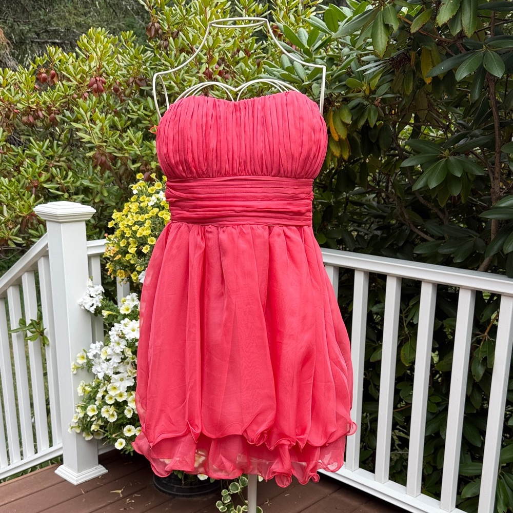 Strapless Pink Dress